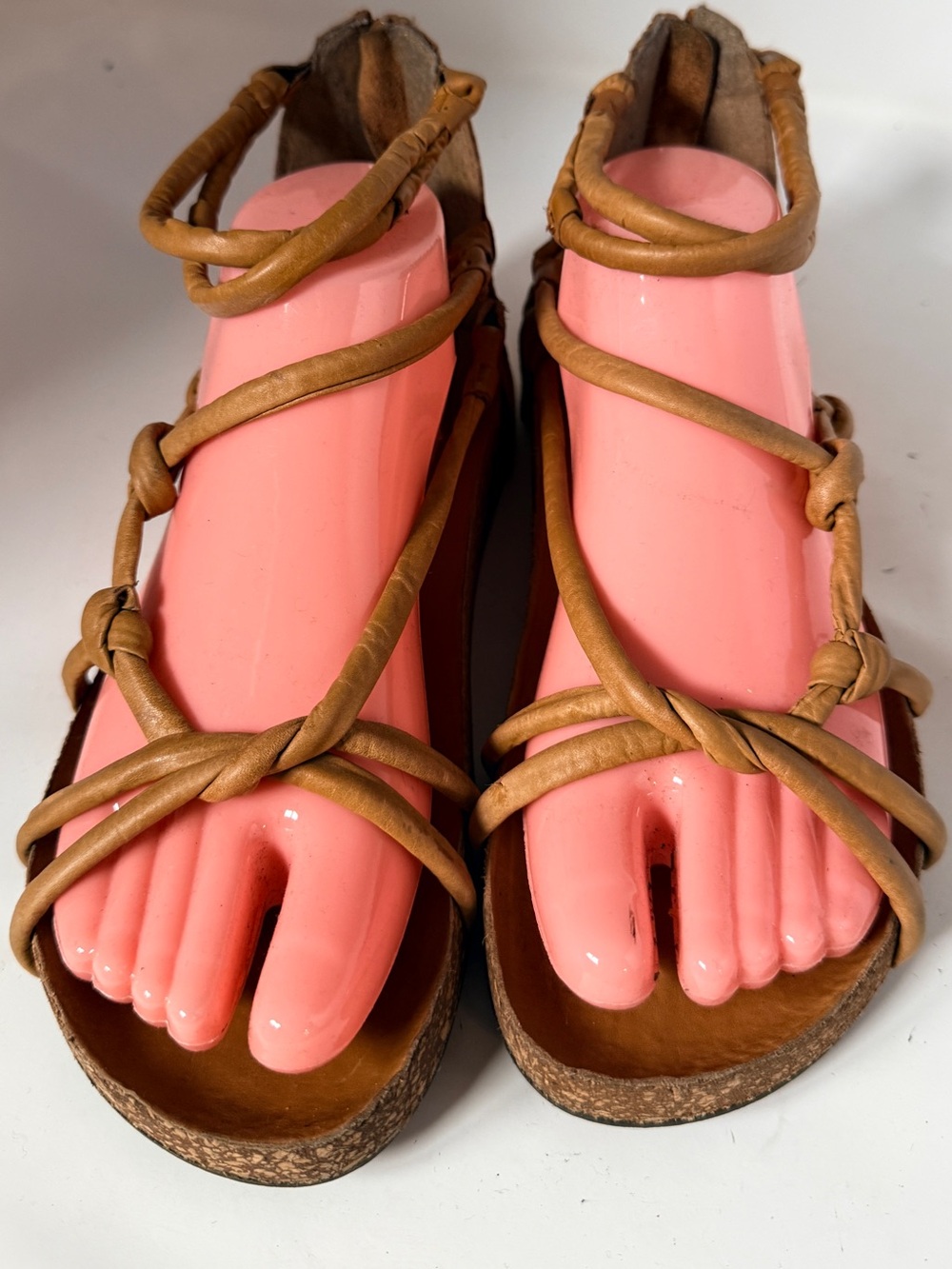 Free People leather Redlands gladiator size 8